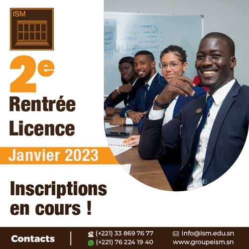 Groupe ISM - 2e rentrée Licence