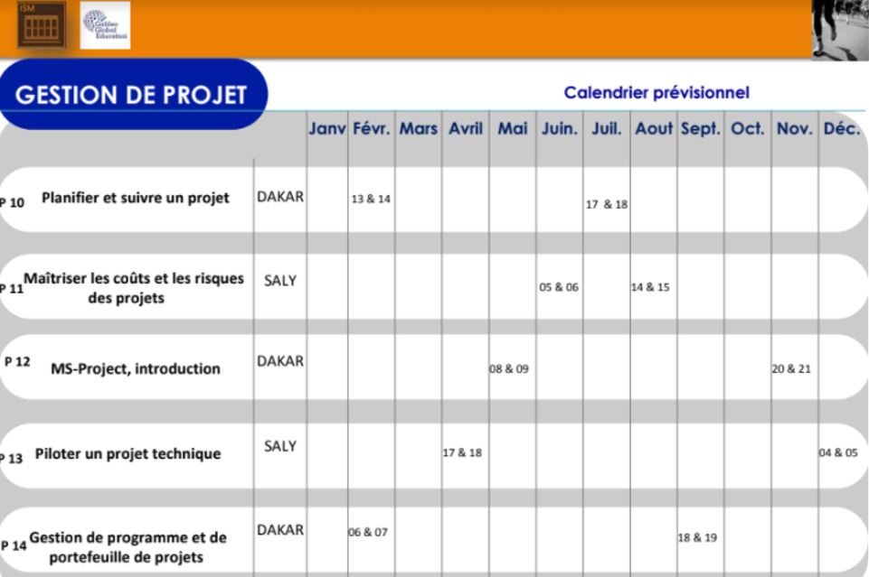 ISM Dakar Exec - Agenda