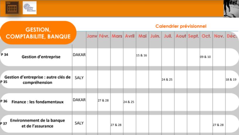 ISM Dakar Exec - Agenda