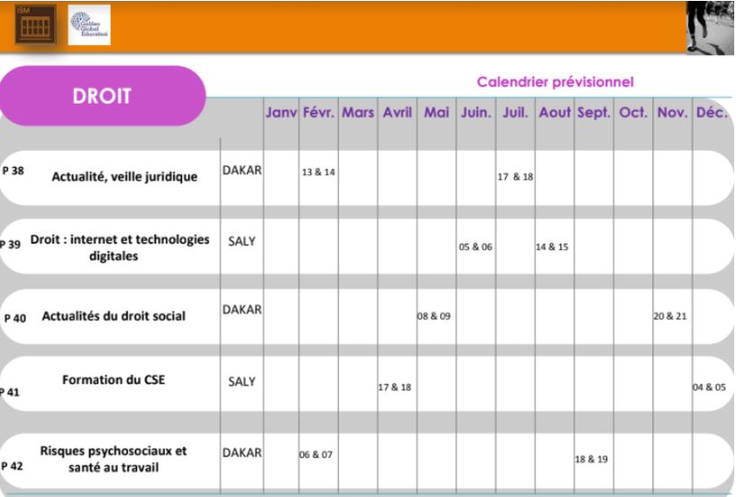 ISM Dakar Exec - Agenda